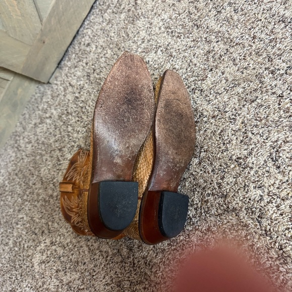 1883 Lucchese python and leather western boots Size 7 - Picture 10 of 15